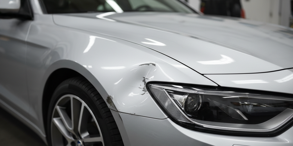 Dieses Auto wurde in Düsseldorf bei Autoservice Weber repariert.